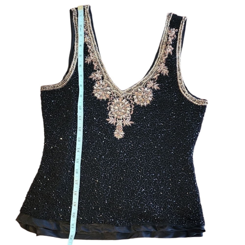 Stenay Top, Size 12, Black beaded and sequened - Picture 9 of 14